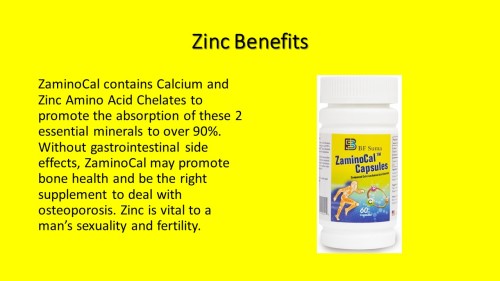 Zinc Benefits